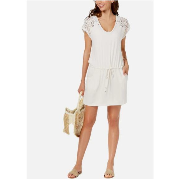 Calvin Klein Other - Calvin Klein Swim Cover Up Tunic White Size L XL